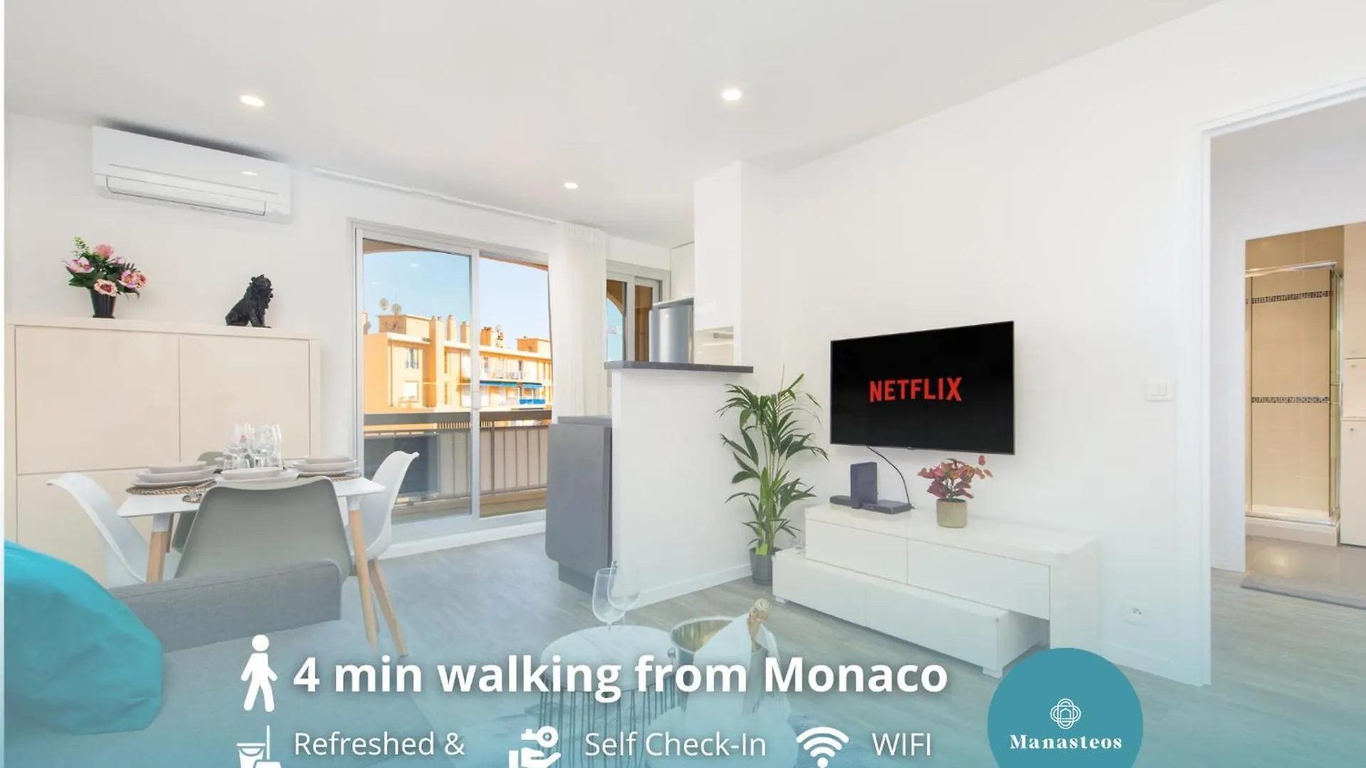 Monaco A Pied - Spacieux Appartement - Balcon - Ca Босолей